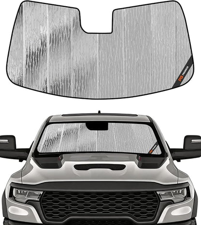 Pigenius Windshield Sun Shade for Ram 2500/3500/4500/5500 2025-2026, Custom Front Window Sunshade - AstraGuard by Pigenius