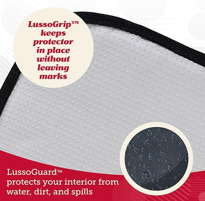 Lusso Gear Car Seat Cover & Protector - 2-Pack Waterproof Non-Slip Protector - Mesh Pocket Organizer - Universal Fit for Convertible & Toddler Car Seats, Black - Image 5