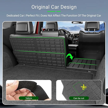 xipoqix Backrest Mats Compatible with 2011-2021 Jeep Grand Cherokee | Back Seat Protector Cargo Mat TPE Liner Replacement for 2011-2021 Jeep Grand Cherokee Accessories (Backrest Mats) - Image 2