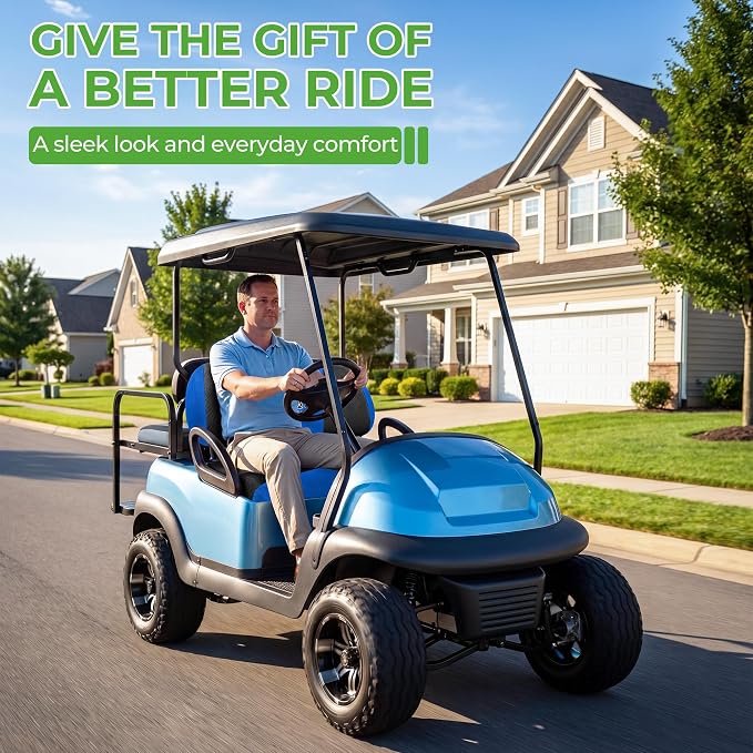 10L0L Golf Cart Seat Covers for Yamaha EZGO Club Car Seat Towel Cushion | Breathable Mesh All-Season Front/Rear Seat Blanket, UV Resistant, Cool Comfort, Machine Washable, Easy On, Great Golf Gift - Image 8