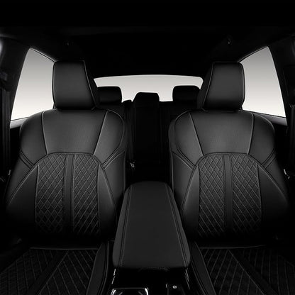 Custom Fit Camry Seat Covers for 2025 2026 Toyota Camry LE SE - Black | Waterproof Faux Leather Full Coverage, Car Seat Protectors Full Set with Armrest Covers, Airbag Compatible - Image 3