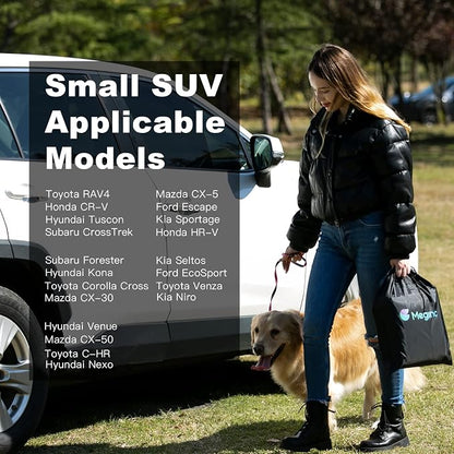 Meginc SUV Cargo Liner for Dogs,100% Waterproof Pet Trunk Car Seat Cover Mat with Bumper Flap Protector,Dog Protect Auto Carpet, Heavy Durable Pet Car Seat Protector for SUV CRV RAV4 Q5 CX5 - Image 6