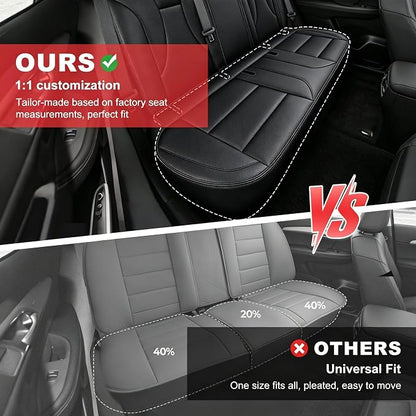 TTX LIGHTING Custom Fit Seat Covers for Buick Envision 2021-2026 | Original Seat Pattern Interior Protection Waterproof Faux Leather Full Set for 5 Seats Airbag Compatible - Image 4