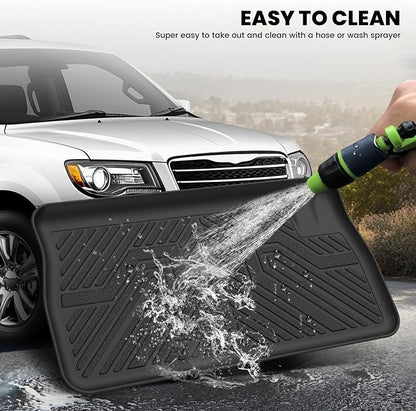 LASFIT Cargo Mat for Dodge Grand Caravan 2008-2020/Chrysler Town & Country | for Chrysler Town & Country 2008-2016 Trunk & Backrest Mat, All Weather TPE, Custom Fit, Full Edge Coverage, Easy to Clean - Image 5