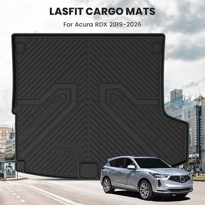 LASFIT Cargo Liner for Acura RDX 2019-2026, Rear Trunk Mat, Raised Edge | Rear Cargo Area, Raised Edge Design, Premium TPE Liner, Custom Laser Fit, Refined Interior Protection, Easy to Wash - Image 2