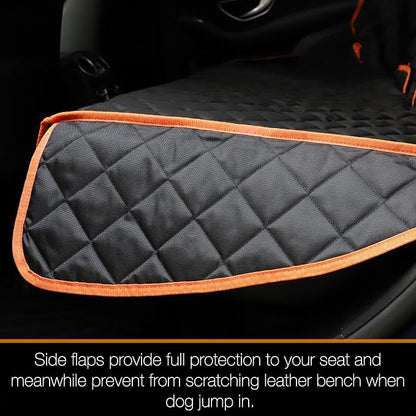 Truck Seat Cover for Dogs, 60 Inch Waterproof Nylon Oxford Back Seat Protector for Ford F150 F250 Ram 1500 Silverado GMC Sierra Tundra, No Chemical Odor, Stain Resistant, Velcro Opening - Image 4