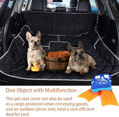 petalage Dog Car Seat Cover Waterproof 56” x 50“ for for Trucks Cars & SUVs Back Seat Heavy-Duty Nonslip Pet Car Seat Cover Protector - Image 5