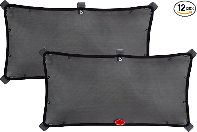 Munchkin® Brica® Magnetic Stretch to Fit™ Sun Shade, Black (Pack of 12) by Munchkin