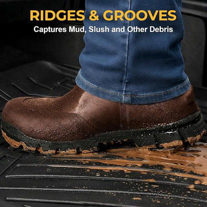 Floor Mats for 2011-2023 Dodge Charger RWD & Chrysler 300 RWD | Full-Coverage Mats Set with Cargo Liner, 3D Laser Fit, All-Weather Protection, Odorless & Durable, Complete Accessories Set - Image 7