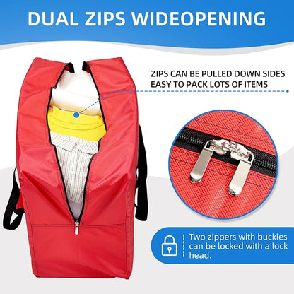 Extra Large travel duffel bag with Strong Handles, Waterproof duffel bag, Durable Zippers, Extra Large Storage Totes for Space Saving and Moving Supplies - Image 5