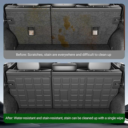 xipoqix Backrest Mats Compatible with 2020-2025 Subaru Outback | Back Seat Protector Cargo Mat TPE All Weather Replacement for 2020-2025 Subaru Outback Accessories (Backrest Mats) - Image 3