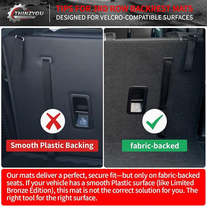 Floor Mats for 2019-2025 2026 Subaru Ascent | Trunk Mat Cargo Mat Liner TPE All Weather Back Seat Cover Protector 2023 Ascent Accessories - Image 7