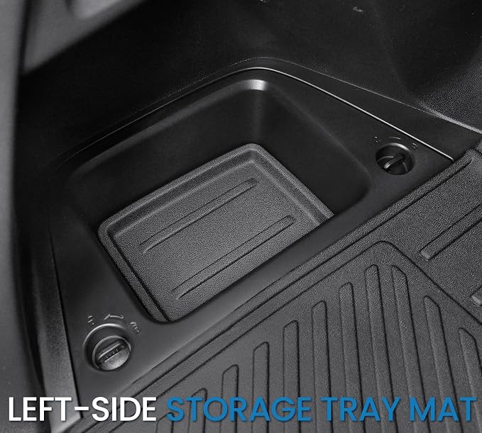 Cargo Mat for Honda Pilot 2023-2026 Accessories, w/Side Mats | One-Piece Cargo Liner & Rear Seat Back Protector, All Weather TPE, Non Slip & Odorless & Scratch Proof, Quick Clean - Image 6