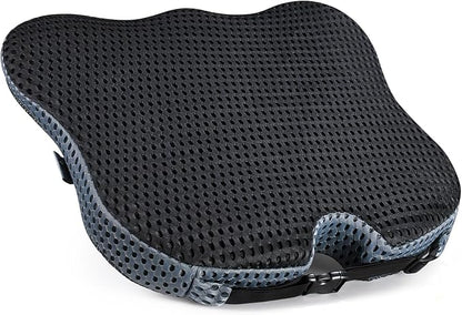 Wedge Car Seat Cushion for Better Visibility & Sciatica Pain Relief | High Density Memory Foam, Non-Slip Ergonomic Car Seat Cushion for Driving, Universal Fit for Car, SUV,Truck & Tractor by DreamerCar