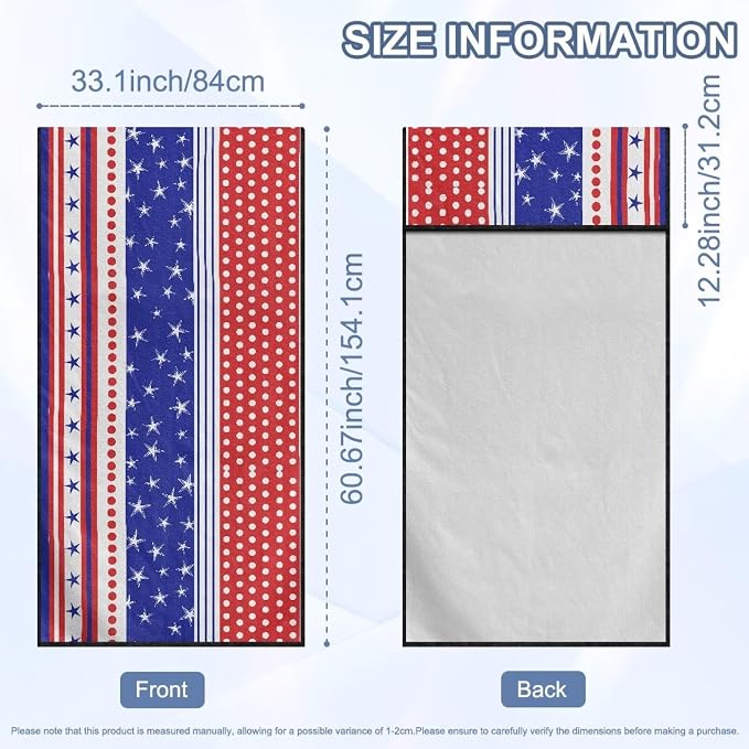 Horeset American Flag Car Seat Towel Cover Quick-Dry Star Stripes Front Car Seat Cover After Gym Sweat Automotive Seat Protector Towel Easy Fit Front Seat Cover - Image 9