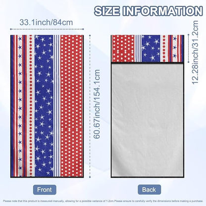Horeset American Flag Car Seat Towel Cover Quick-Dry Star Stripes Front Car Seat Cover After Gym Sweat Automotive Seat Protector Towel Easy Fit Front Seat Cover - Image 9