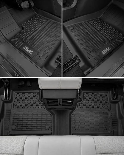 3W Floor Mats & Cargo Liner & Seatback Mats for Nissan Murano 2025 2026 | Full Set: Floor and Cargo Set + Backrest Mat, Max Surface Coverage, TPE All Weather, Easy To Clean, Waterproof - Image 3