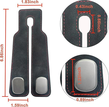 Amelity Car Headrest Hooks, Purse Hook for Car 4 Pack Black | Universal Car Interior Accessories for Women, Available in 2/4 Pack, Storage Hanger Holds Purses, Backpacks, Grocery Bags - Image 2
