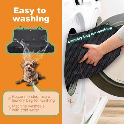 Reliadura Back Seat Cover for Dogs, Washable Bench Seat Covers for Trucks,Nonslip Truck Seat Cover Protector for F150/Ram1500/GMC Sierra/Toyota/Chevrolet Silverado,Car Seat Covers for Dogs - Image 4