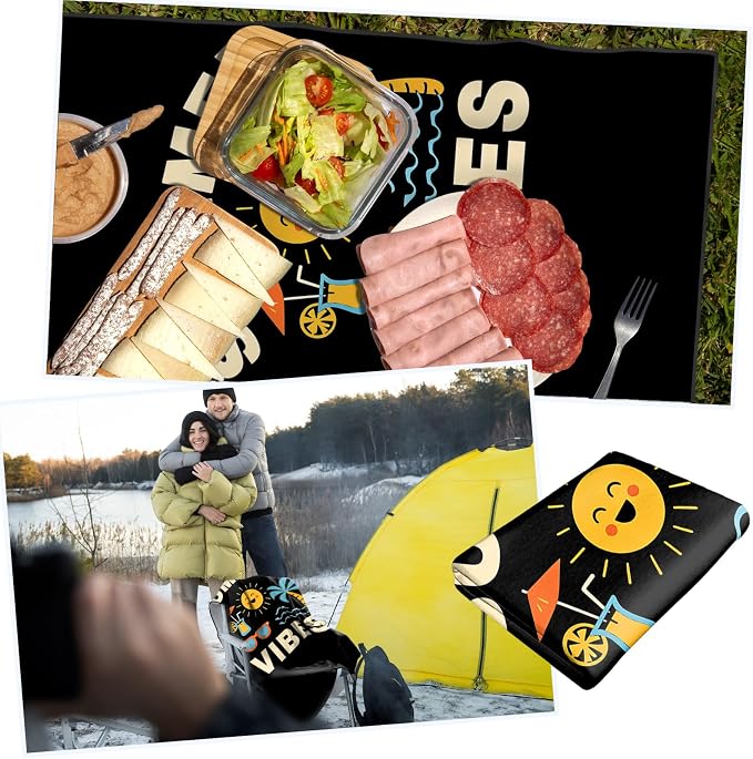 2 Pack Car Towels Seat Cover with Storage Bag, Multifunctional Microfiber Towel for Gym Outdoor Sport Running,Picnic, Beach, Pet Dog Travel,Fits Car SUV Truck (Summer Vibes) - Image 8