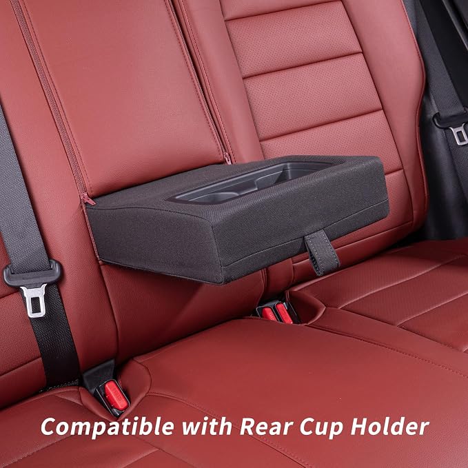 coverdream Custom Seat Covers for 2023-2026 Honda CR-V,Premium Faux Leather Car Seat Cover Set,Full Set Waterproof SUV Seat Protector,Armrest Covers Included (Wine Red) - Image 5