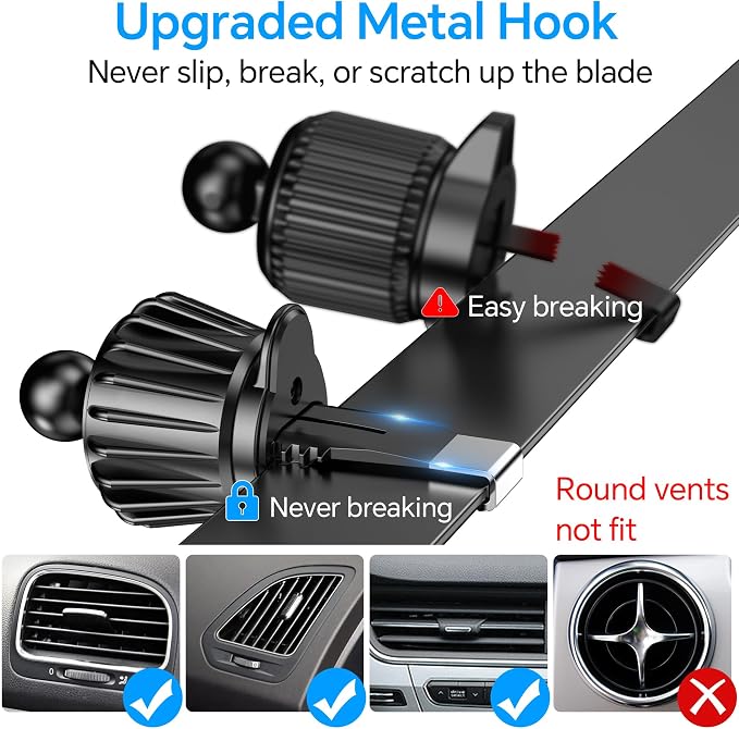 for 15W Magsafe Car Mount Charger【Long Arm】 Magnetic Wireless Car Charger Magsafe Charger Car Accessories Mag Safe Car Mount Holder Vent Magsafe Car Charger Mount for iPhone 16 Pro Max 15 14 13 Plus - Image 9