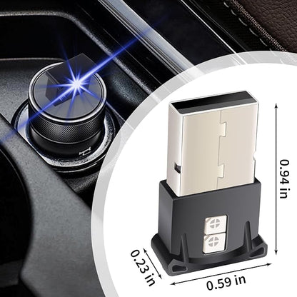 BFXM 2PCS Mini USB Car Light, 5V USB Light for Car, 8 Switchable Colors | Car Lights Interior, USB LED Light, Fit for Car, Laptop Keyboard, Home Office, Plug-and-Play USB Port - Image 2