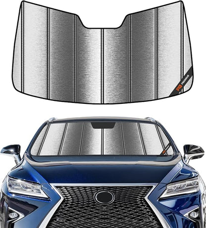Pigenius Windshield Sun Shade for Lexus RX350/RX450h 2016-2022, RX350L/RX450hL 2018-2022 Custom Front Window Sunshade - Metallic by Pigenius
