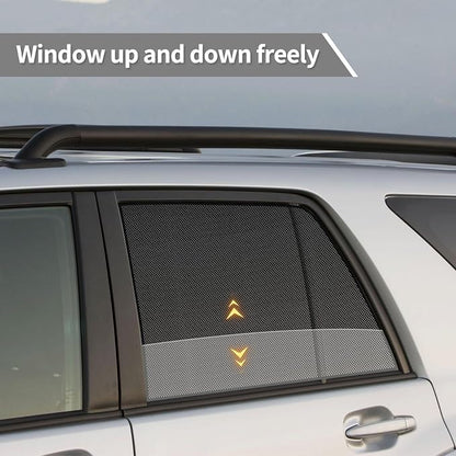 Sienna(2021-2025) Mesh Car Window Shades - Side Curtains for Baby | Breathable Mesh Car Privacy Window Covers, UV Protection and Heat Insulation for Road Trips, Napping, Camping - Image 4