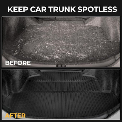Floor Mats for 2014-2019 Toyota Corolla Sedan Accessories | Full-Coverage Set with Cargo Liner, Odorless & Durable, All-Weather Protection, 3D Laser Fit, Easy to Spray Clean - Image 6