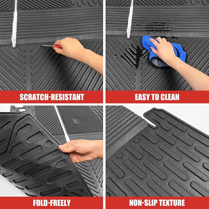Mat Compatible with 2024-2025 Toyota Grand Highlander Cargo Liner Replacement for 2024 2025 Toyota Grand Highlander Accessories(Not fit Highlander) - Image 7