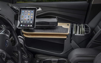 AutoExec AE-GMCD-PS-TAB-11M GripMaster Car Desk for Your Vehicle Workstation and Mobile Office, Natural with Printer Stand and Tablet Mount | Vehicle Workstation, Mobile Office, Printer Stand, Tablet Mount - Image 2