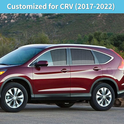 Car Window Shades for CRV（2017-2022 - -Rear 2pcs Shade for Baby | Breathable Mesh Car Privacy Window Covers, UV Protection and Heat Insulation for Road Trips, Napping, Camping - Image 2