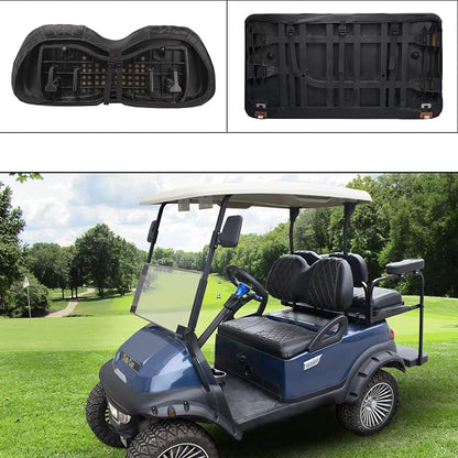 NOKINS Golf Cart Diamond Vinyl Seat Covers Fits Club Car Precedent 2004-UP | OEM Standard Front Seat Cushion,No Nails Required - Image 4