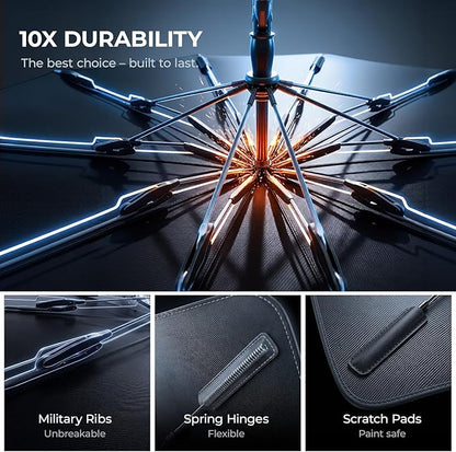 [2026 Upgraded] DooGooCoo Windshield Sun Shade Umbrella for Mazda CX5 2017-2025 2026 [100% Sunlight Blocked, Cooling Ice Crystal] Sunshade for Car Windshield for CX 5 Sun Shade, Custom Fit for CX5. - Image 7