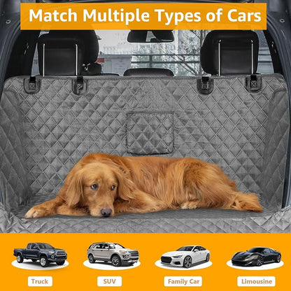SUV Cargo Liner for Dogs, Trunk Cover with Bumper Flap Protector | Waterproof Pet Cargo Cover with Side Flaps, Dog Car Seat Cover with Non-Slip Mat, Prevents Scratches, Pet Hair, Mud, and Dirt - Image 8