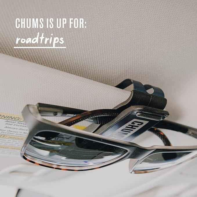 Chums Glasshopper Clip - Metal Sun Visor Glasses Holder for Vehicles - Car, Truck, or SUV Sunglasses Mount Attachment (Navy), 1 Pack - Image 4