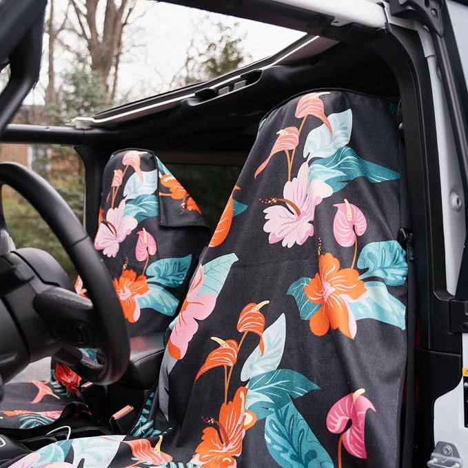 Sprints Athletic Running Towel, Full-Sized, Car Seat Cover - Performance Microfiber (Moonrise in Maui) - Image 9