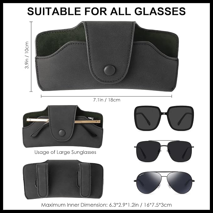 Sunglass Holder for Car Visor Glasses Case Non-Slip Clip Universal for Sunglasses Eyeglasses Car Interior Accessory - Image 5