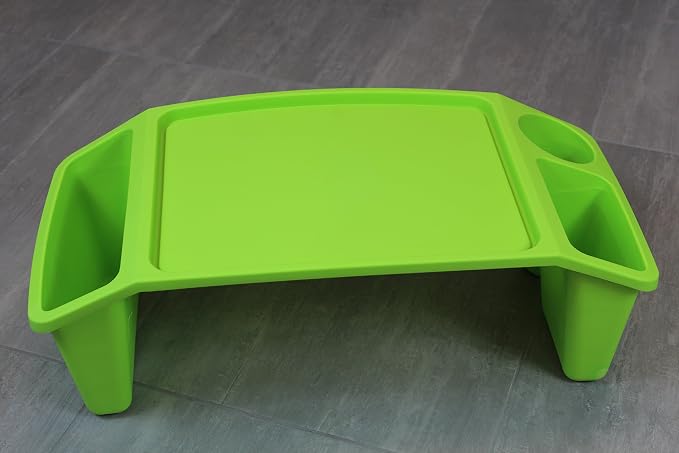 Kids Lap Desk Tray, Portable Activity Table, Green, Set of 12 (QI003253G.12) - Image 3