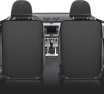 Meolsaek Kick Mats Back Seat Protector, Waterproof Oxford Seat Back Protector, Car Seat Back Protector for Kids, Back of Seat Protector for Kids Feet Car Seat (Black A -2pc) - Image 7