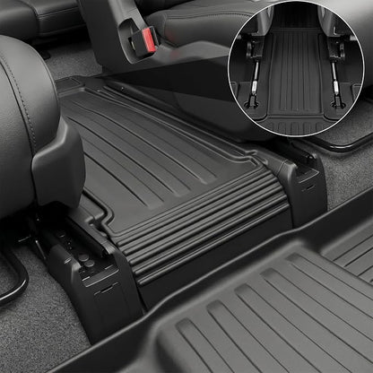 AUXKO Floor Mats Cargo Mat Backrest Mat for 2027 Kia Telluride Hybrid | High Wall,All-Weather,All Season,Odorless,Anti Slip,Rain&Salt Resistant,TPE Material,Black,Accessories,Pet Friendly - Image 9