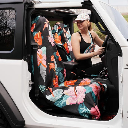 Sprints Athletic Running Towel, Full-Sized, Car Seat Cover - Performance Microfiber (Moonrise in Maui) - Image 7
