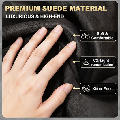 Magnetic Suede Car Window Shades, 4PCS Side Window Covers | Blocks UV Rays and Heat, Full Blackout Privacy Protection, Ideal for Baby Sleep and Car Camping, Universal Fit - Image 2
