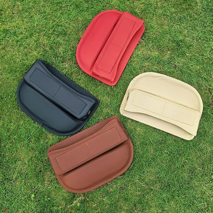 Seat Gap Organizer Car Seat Console Organizer Front Seat Side Storage Bag Center Console Side Pocket Car Seat Crevice Storage Seat Gap Filler Between Seat Storage Pouch（Red） - Image 4
