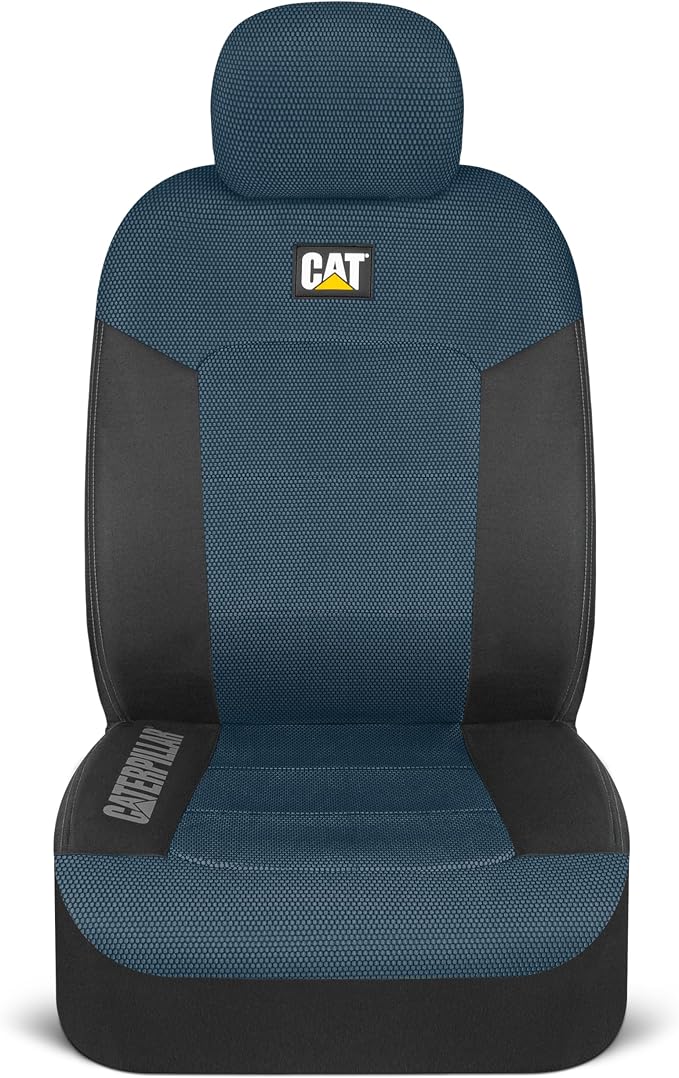 CAT MeshFlex Universal Front Seat Covers for Trucks, Cars, & SUV - Blue | Airbag Compatible Interior Protection for Trucks, Suv, and Cars – (2) Front Seat Protectors Automotive and Truck Accessories - Image 7