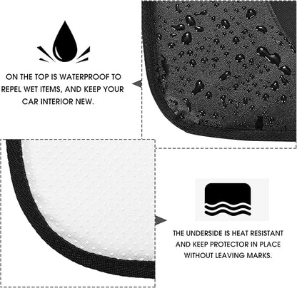Kaiphy Car Seat Protector - Thick Padding - Durable, Waterproof Fabric, Leather Reinforced Corners (Black, XL) - Image 3