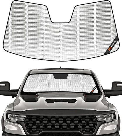 Pigenius Windshield Sunshade for Ram 2500/3500/4500/5500 2025-2026, Front Window Shade - BLAZBLOCK by Pigenius
