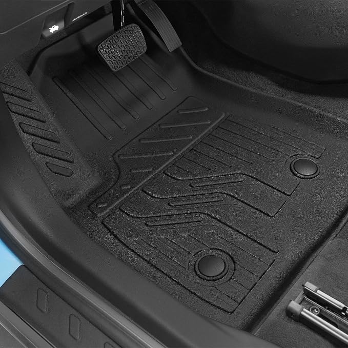 Floor Mats for 2021-2026 Chevy Trailblazer AWD Accessories | Fit Upper Deck, Full-Coverage Set with Integrated Cargo Liner & Backrest Protector, Odorless TPE, All-Weather Protection - Image 2