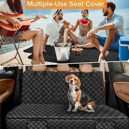 Dog Car Seat Cover for Back Seat for Toyota RAV4 RAV-4 Tacoma CHR 2000-2026 | 2025 2026 2027 Accessories Car Pet Bench Rear Seat Backseat Covers Protector Waterproof Non-Slip Black - Image 8